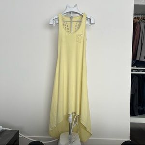 Guess yellow summer dress small